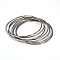 201 Stainless Steel Bangles, Stainless Steel Color, 64mm, about 7pcs/set