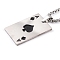 Poker 201 Stainless Steel Pendant Necklaces, with Enamel, Box Chains, Black, 23.54 inch(59.8cm)