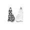 Tibetan Style Alloy Pendants, Cat, Cadmium Free & Lead Free, Antique Silver, 19x9x1.5mm, Hole: 1.6mm, about 970pcs/1000g
