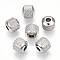 Non-Tarnish 201 Stainless Steel Beads, Column, Cadmium Free & Nickel Free & Lead Free, Rondelle, Stainless Steel Color, 8x7.5mm, Hole: 3mm