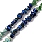 Natural Amazonite & Green Aventurine & Lapis Lazuli Beads Strands, Chip, 4~17x4~10x1~8mm, Hole: 0.8~1mm, about 15.35~16.14 inch(39~41cm)