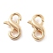 Brass Lobster Claw Clasps, Light Gold, 16x9.5x4.5mm, Hole: 4.5x3.5mm