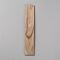 Wood Blank Bookmarks for DIY Engraved Craft, Rectangle, BurlyWood, 150x25~27x2.5~3mm