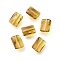 Glass Imitation Austrian Crystal Beads, Rectangle, Faceted, Goldenrod, 8x6.5x4mm, Hole: 1.2mm