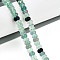 Natural Fluorite Beads Strands, Rondelle, 6x3.5~4mm, Hole: 1.2mm, about 96~98pcs/strand, 14.96~15.16''(38~38.5cm)