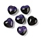 Natural Agate(Dyed & Heated) Heart Palm Stone, Healing Pocket Tone for Reiki Energy Balancing Meditation Gift, Indigo, 19.5~20.5x20~20.5x13~14mm