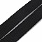 Flat Polycotton Band, Webbing Strap for Bag Strap Making, Black, 1 inch(25mm)