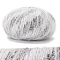 Wool Fibre Yarn, for Sweater Hat Socks Baby Blankets, Black, 3mm