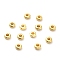 Brass Spacer Beads, Donut, Real 18K Gold Plated, 3x1mm, Hole: 1mm
