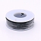 Round Aluminum Wire, with Spool, Black, 1.2mm, 16m/roll