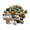 Natural Indian Agate Cabochons, Half Round, 4x2~2.5mm