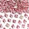 Preciosa® MAXIMA Crystal Fancy Stones, Czech Crystal, 435 23 615 Square, Dura Foiling, 70020 Light Rose, 6x6mm