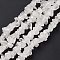Natural Quartz Crystal Chips Beads Strands, 5mm, Hole: 0.3mm.