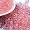 Transparent Acrylic Beads, Peanut, Light Coral, 4x6.5x3mm, Hole: 1.2mm, about 11500pcs/500g