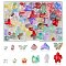 120Pcs 12 Style Transparent Glass Beads Sets, Tortoise & Butterfly & Flower & Heart & Star & Fish, Mixed Color, 6~18x6~15x3~9mm, Hole: 0.7~1.2mm