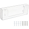 Acrylic Wall Mounted Display Stands, Clear, 3.6x26.2x9.1cm