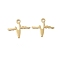 304 Stainless Steel Chain Extender Drop, Heartbeat Charms, Real 14K Gold Plated, 13x14.5x1mm, Hole: 1.5mm