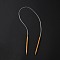 Bamboo Circular Knitting Needles, with Clear PVC Plastic Tube, for Scarf Sweater, Peru, 80.3x0.8cm