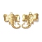 Ion Plating(IP) 304 Stainless Steel Pendants, Elephant Charm, Golden, 31.5x29x3mm, Hole: 2.4mm