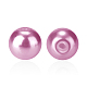 Perlmutt umweltfreundliche gefärbte Glasperle runde Perle HY-PH0002-07-B-3