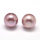 Half Drilled Round Shell Pearl Beads BSHE-M002-16mm-14-1