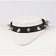 Punk Rock Style Cowhide Leather Choker Necklaces NJEW-D287-07-5