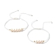 Adjustable Nylon Thread Cord Bracelets Sets for Mom & Daughter BJEW-JB06528-01-1