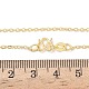 Ожерелья из латунных цепочек толщиной 2 мм NJEW-G183-03G-02-5