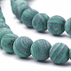 Synthetic Malachite Beads Strands G-T106-202-2