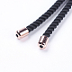 Nylon Twisted Cord Bracelet Making MAK-F018-RG-RS-4