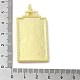 Подвеска из латуни микропаве с фианитами и эмалью KK-H458-02G-Q02-3