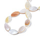Eau douce naturelle de coquillage perles brins SHEL-Q024A-017-2