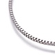 Edelstahl Slider Halskette Herstellung AJEW-JB00476-3