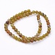 Natural Crackle Agate Stone Bead Strands G-R193-16-6mm-2