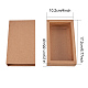 BENECREAT 16 Pack Kraft Paper Drawer Box Festival Gift Wrapping Boxes Soap Jewelry Candy Weeding Party Favors Gift Packaging Boxes - Brown (6.77x4x1.65) CON-BC0004-32D-A-5