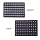 PU Leather Snap Button Displays PH-ODIS-WH0002-03-6