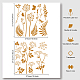 2Pcs 2 Styles PET Hollow Out Drawing Painting Stencils DIY-WH0416-0005-2