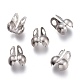 304 Stainless Steel Bead Tips X-STAS-A050-C-P-1