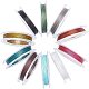 10 Rolls 0.38mm Mixed Color Steel Tiger Tail Beading Wire TWIR-PH0001-02-1