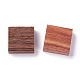 Square Wooden Pieces for Wood Jewelry Ring Making WOOD-XCP0001-39-2