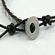 Fashion Gemstone Cord Beaded Bracelets BJEW-J054-15-3