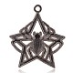 Spider et alliage de style tibétain gros pendentifs étoiles PALLOY-L158-03-2