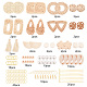 Sunnyclue DIY Ocean Style Ohrring Herstellung Kits DIY-SC0001-24G-2