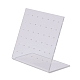 アクリルイヤリングスタンドディスプレイ  L字型  透明  4.7x9.5x8.4cm EDIS-F005-06-2