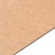 空白のクラフト紙のヘア クリップ表示カード  長方形  バリーウッド  10x7x0.05cm  穴：7.5mm CDIS-G005-14-3