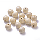 Dyed Natural Wood Beads WOOD-Q006-18mm-04-LF-1