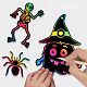 DIY Halloween Thema Scratch Art DIY-B024-01-8