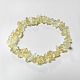 Natural Citrine Chip Beads Stretch Bracelet for Women BJEW-AL00003-03-1