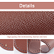 PandaHall 4pcs Crochet Bag Bottom 25x12x1.1cm Oval Bottom Bag Leather Bottoms For Bags Cushion Base with Holes Bag Shoulder Bags DIY Accessories FIND-PH0016-004-5