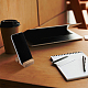 Hobbiesay 2pcs madera móvil ph1 soporte minimalismo smartph1 muelle escritorio celular ph1 tablet pc soporte ranura de doble cara universal portátil tabletas soporte cuadrado burlywood con ranura de 12 mm AJEW-WH0258-564-5
